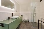 Badezimmer - Ferienwohnung Goldfisch mit Balkon, Wellness- und Kinderspielbereich - Top-Hundeurlaub