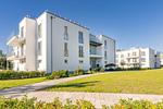 Fassade / Eingang - Ferienwohnung Goldfisch mit Balkon, Wellness- und Kinderspielbereich - Top-Hundeurlaub