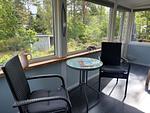 Wintergarten im Ferienhaus Västerlyckan in Saleboda, Blekinge - Västerlyckan - Top-Hundeurlaub