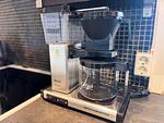 Kaffeemaschine in der Küche von Hus Västerlyckan in Blekinge - Västerlyckan - Top-Hundeurlaub