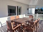 Überdachte Terasse im Ferienhaus Sunny in Råda bei Hagfors - Ferienhaus Sunny - Top-Hundeurlaub