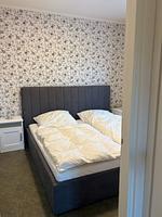 Gemütliches Schlafzimmer im Ferienhaus Sunny in Råda bei Hagfors - Ferienhaus Sunny - Top-Hundeurlaub