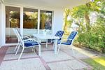 Gartenmöbel auf der Terrasse - Wohnung 01 - Top-Hundeurlaub