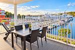 Terrasse mit Sitzecke - Promenadenvilla 23 Wohnung 07 - Top-Hundeurlaub