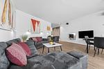 Wohnzimmer - Ferienwohnung Hafenkante Priwall Travemünde - Top-Hundeurlaub