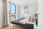 Schlafzimmer - Ferienwohnung Reedezeit Priwall Travemünde - Top-Hundeurlaub