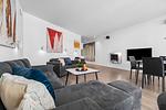 Wohnzimmer - Ferienwohnung Muschelsucher Priwall Travemünde - Top-Hundeurlaub