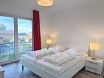 Schlafzimmer - Ferienapartment mit drei Schlafzimmern in Strandnähe - Top-Hundeurlaub