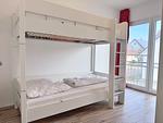 Schlafzimmer - Ferienapartment mit drei Schlafzimmern in Strandnähe - Top-Hundeurlaub