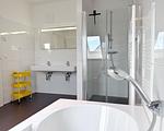 Badezimmer - Charmantes Ferienapartment mit Kamin - Top-Hundeurlaub