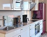 Küche / Küchenzeile - Ferienapartment mit drei Schlafzimmern in Strandnähe - Top-Hundeurlaub