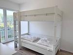 Schlafzimmer - Ferienapartment mit drei Schlafzimmern in Strandnähe - Top-Hundeurlaub