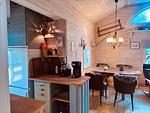 Küche mit Essbereich im Ferienhaus Hus Flåten in Småland - Hus Flåten - Top-Hundeurlaub