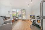 Wohnzimmer - Ferienhaus Waldhaus 5 mit Sauna und Terrasse mit Grill - Top-Hundeurlaub