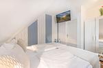 Schlafzimmer - Ferienhaus Waldhaus 5 mit Sauna und Terrasse mit Grill - Top-Hundeurlaub