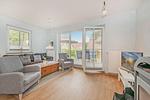 Wohnzimmer - Ferienhaus Waldhaus 5 mit Sauna und Terrasse mit Grill - Top-Hundeurlaub