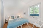 Schlafzimmer - Ferienhaus Waldhaus 5 mit Sauna und Terrasse mit Grill - Top-Hundeurlaub