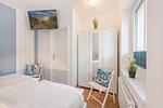 Schlafzimmer - Ferienhaus Waldhaus 5 mit Sauna und Terrasse mit Grill - Top-Hundeurlaub