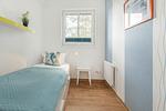 Schlafzimmer - Ferienhaus Waldhaus 5 mit Sauna und Terrasse mit Grill - Top-Hundeurlaub