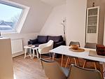 Wohnzimmer - Ferienwohnung Strandflieder - Top-Hundeurlaub