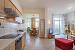 Küche mit blick zum Essbereich - Wohnung 02 - Top-Hundeurlaub