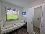 Schlafzimmer - Ferienwohnung Ostwind Neßmersiel - Top-Hundeurlaub