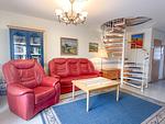 Wohnzimmer - Ferienwohnung 2 im Haus "Zum Strande" - Top-Hundeurlaub