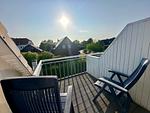 Balkon - Ferienwohnung 2 im Haus "Zum Strande" - Top-Hundeurlaub