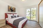Schlafzimmer - Ferienwohnung Pia mit Fitness, Sauna  und Freizeitbereich - Top-Hundeurlaub