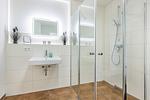 Badezimmer - Ferienwohnung Pia mit Fitness, Sauna  und Freizeitbereich - Top-Hundeurlaub
