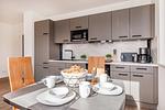 Küche / Küchenzeile - Ferienwohnung Pia mit Fitness, Sauna  und Freizeitbereich - Top-Hundeurlaub
