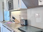 Küche / Küchenzeile - Charmantes Ferienapartment mit Kamin - Top-Hundeurlaub