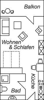 Grundriss - Objekt-Nr. 152 - Strand - Trelleborgallee - Top-Hundeurlaub