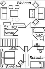 Grundriss - Objekt-Nr. 141 - Strand - Niobestraße - Top-Hundeurlaub
