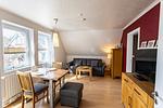 Wohnzimmer - Appartement Pusteblume - Top-Hundeurlaub