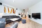 TV im Wohnzimmer - Wohnung 01 - Top-Hundeurlaub