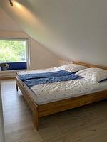 Schlafzimmer - Wohnung Nordlicht OG - Top-Hundeurlaub
