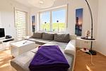 Wohnzimmer - Apartment Deichblick - Top-Hundeurlaub