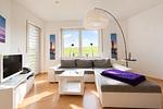 Wohnzimmer - Apartment Deichblick - Top-Hundeurlaub