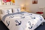 Schlafzimmer - Apartment Deichblick - Top-Hundeurlaub
