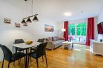 Wohnzimmer - Ferienwohnung 4 - Top-Hundeurlaub