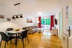 Wohnzimmer - Ferienwohnung 4 - Top-Hundeurlaub