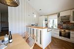 Küche / Küchenzeile - Haus Lillemor Wohnung 1 - Top-Hundeurlaub