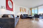 Wohnzimmer mit SOf - Wohnung 20 - Passathafen Ostseebrise - Top-Hundeurlaub