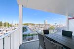 Balkon mit Meerblick - Wohnung 20 - Passathafen Ostseebrise - Top-Hundeurlaub