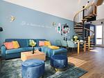 Wohnzimmer - Ferienwohnung mit 1 Schlafzimmer und Terrasse (S18) - Top-Hundeurlaub