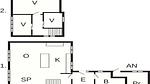 FloorPlan - Ferienhaus für 7 Personen (109 m²) in Fladstrand - Top-Hundeurlaub