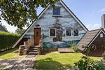Fassade / Eingang - Ferienhaus  Opi Huck Stroot 24 - Top-Hundeurlaub