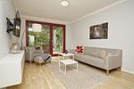 Wohnzimmer - FeWo 202: ruhige und idyllische Lage - Top-Hundeurlaub
