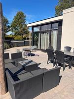 Chalet Strand Oase mit Zaun & Sichtschutz J281 - Top-Hundeurlaub
